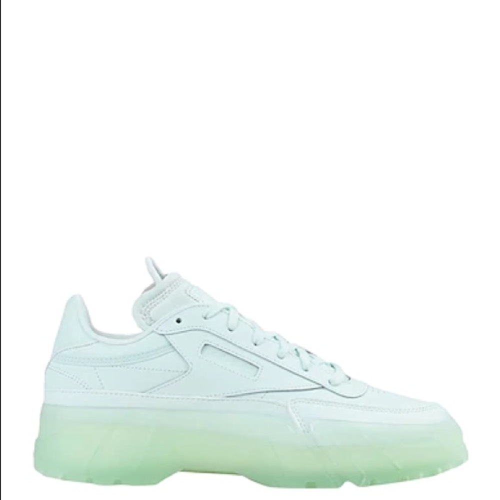 Reebok Cardi B Club C Sneakers sz 7 women’s 5.5 kids mint green aqua dust